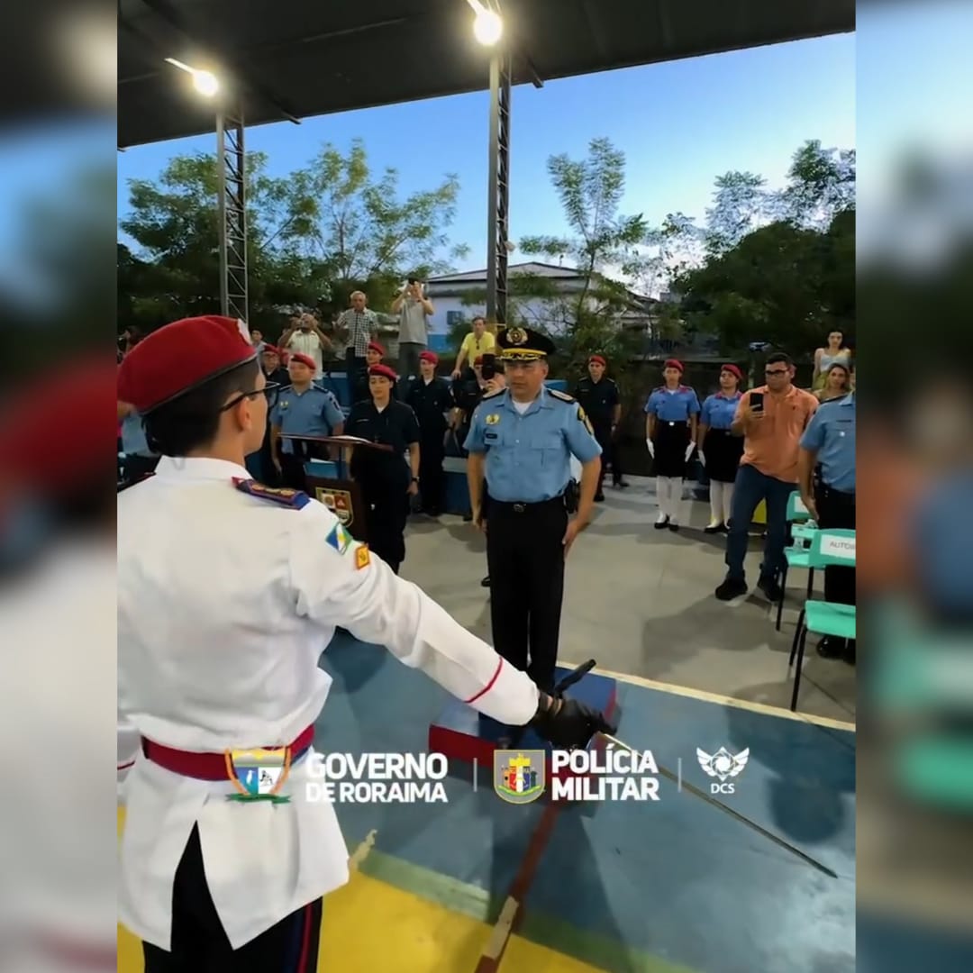 FORMATURA DE CONCESSÃO DO "ALAMAR" AOS ALUNOS DO CME-PMRR